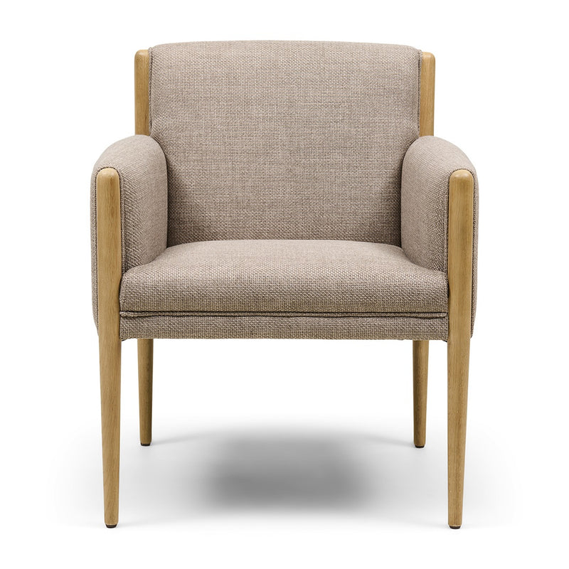 Rivièra Maison Armlehnstuhl Le Mans, Structured Weave, Classic Taupe - Ansicht 1