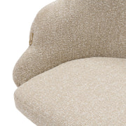 Rivièra Maison Drehbarer Armlehnstuhl Burlington, Mountain Weave, Dune Sand - Ansicht 4