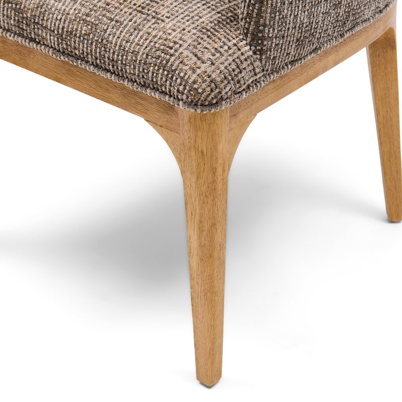 Rivièra Maison Armlehnstuhl Rozzano, Tweed, Sepia Brown – Ansicht 6