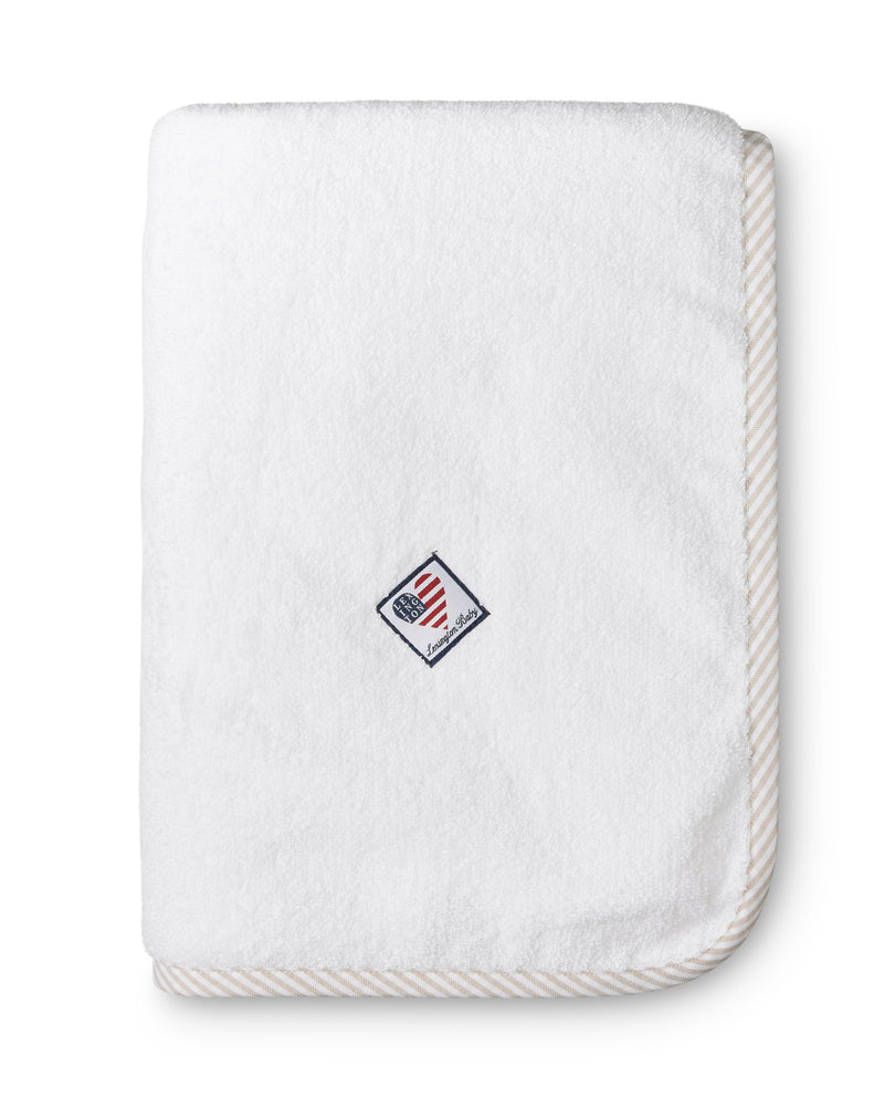 Baby-Frotteehandtuch Icons – Weiß/Beige