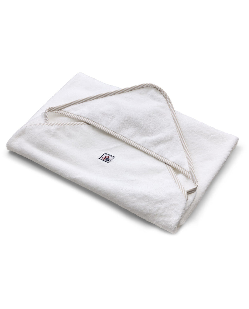 Baby-Frotteehandtuch Icons – Weiß/Beige