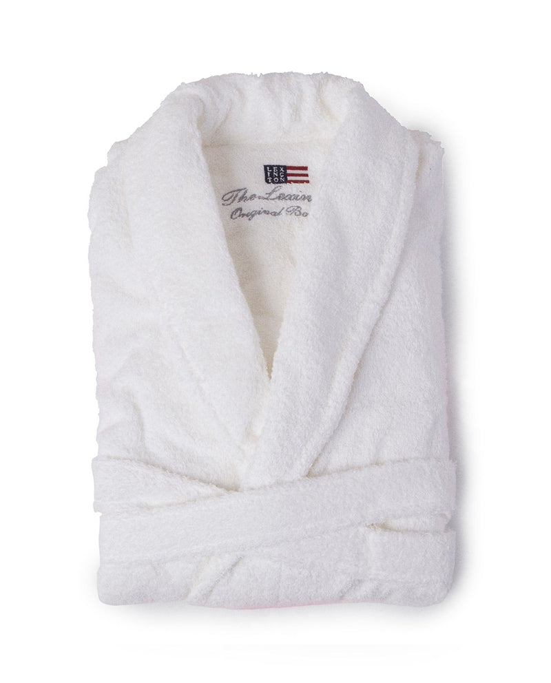 Bademantel Original Unisex Icons – Weiß