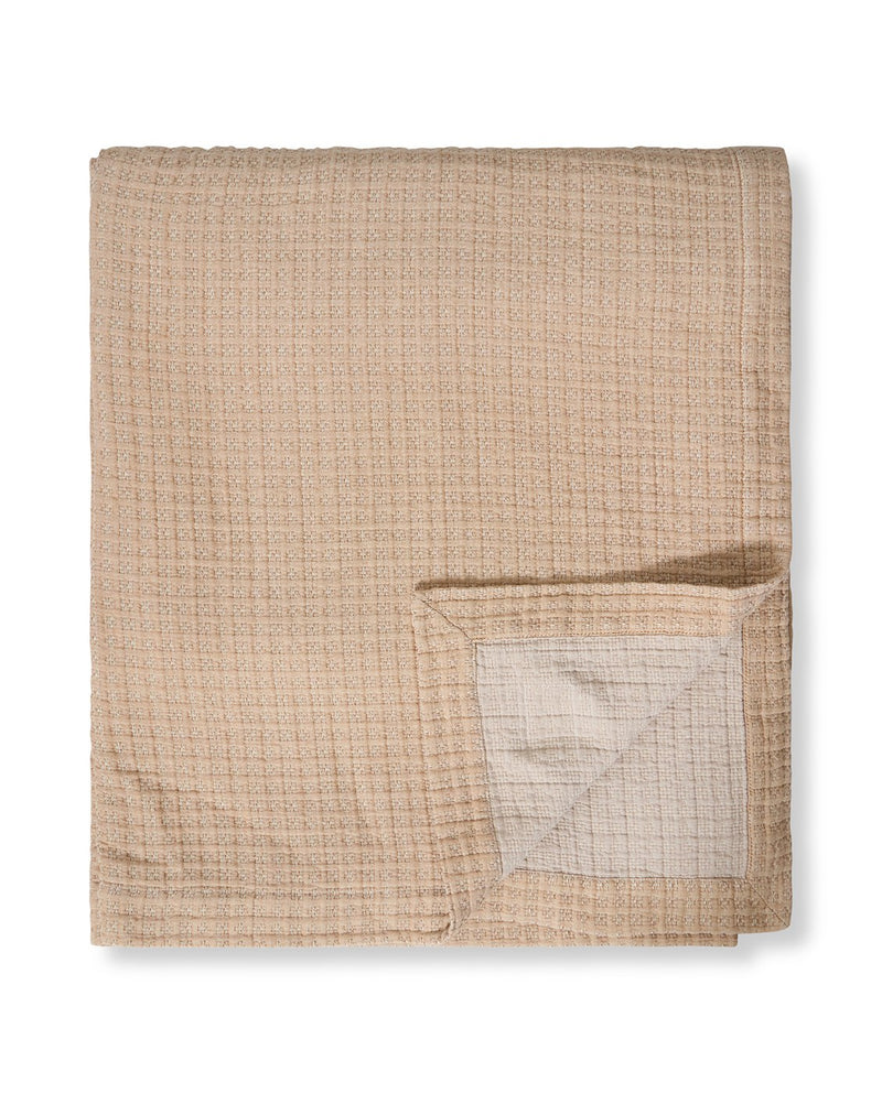 Jacquard-Tagesdecke aus Bio-Baumwolle