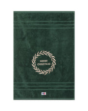 Original Handtuch Weihnachtskranz – Wacholdergrün