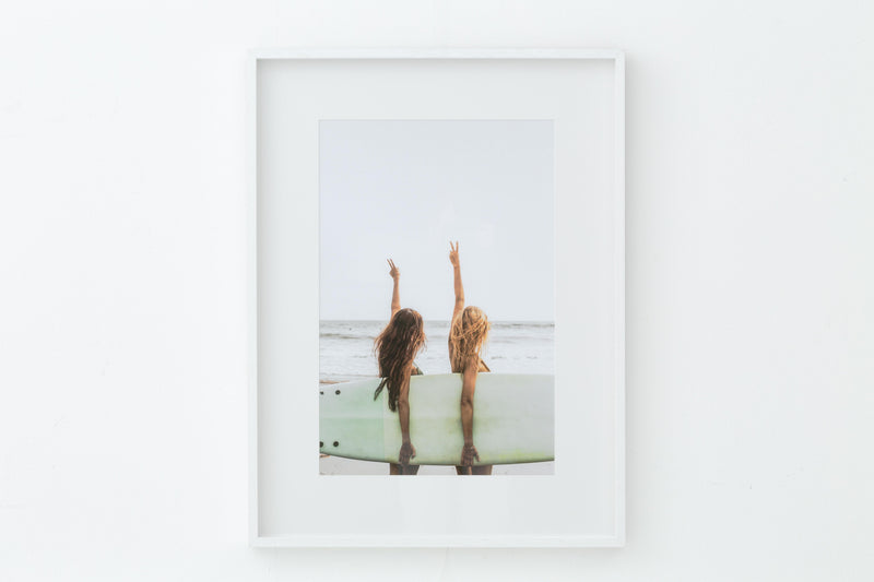 SURFER GIRLS Rahmen