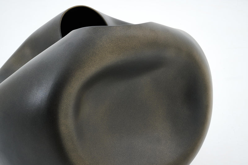 REYNOLDS Vase, Keramik, bronze
