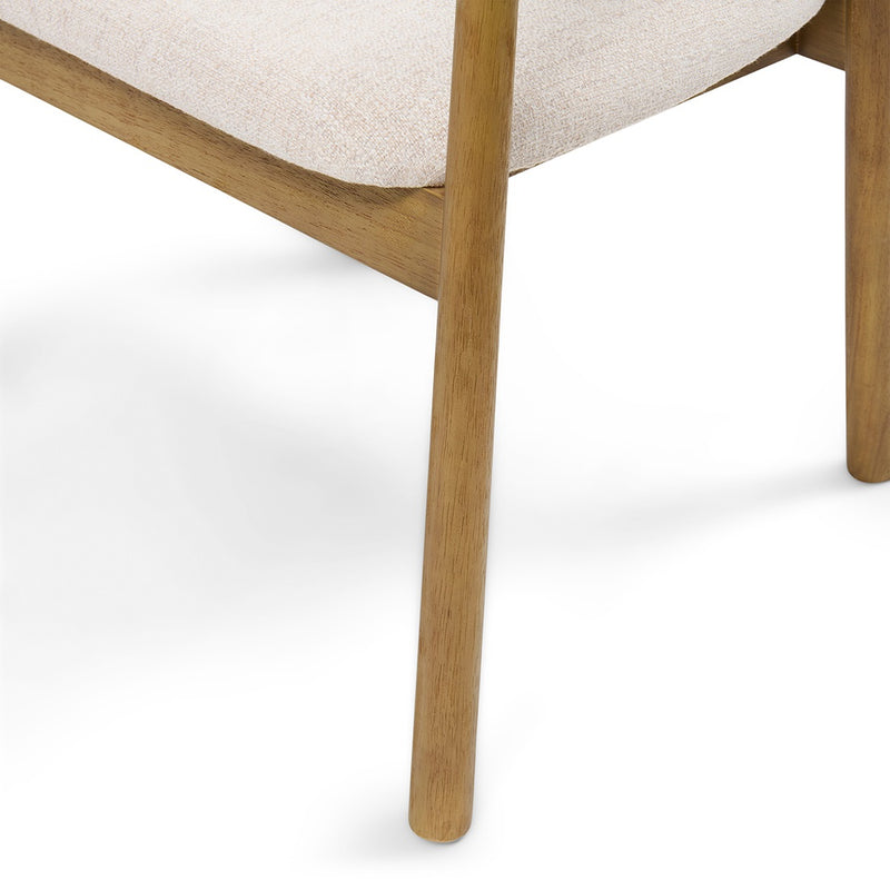 Rivièra Maison Armlehnstuhl La Cabane, Rich Tweed, Antique White - Ansicht 4