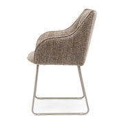 Rivièra Maison Armlehnstuhl High Line Park, Tweed, Liver Grey – Ansicht 4