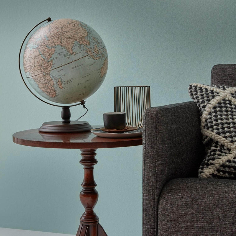 Tischglobus Antique Circle Light, integrierte LED