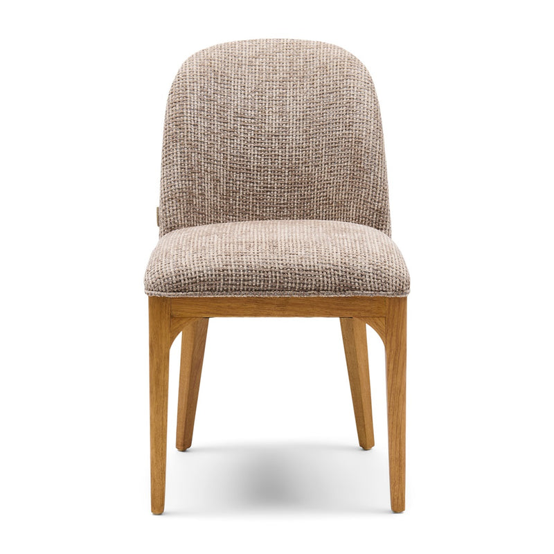 Rivièra Maison Esszimmerstuhl Rozzano, Tweed, Liver Grey – Ansicht 1