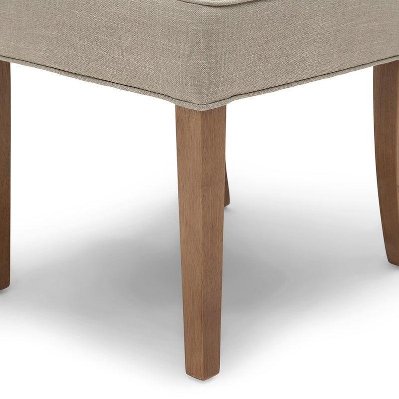 Hampton Classic Dining Chair, linen, flax