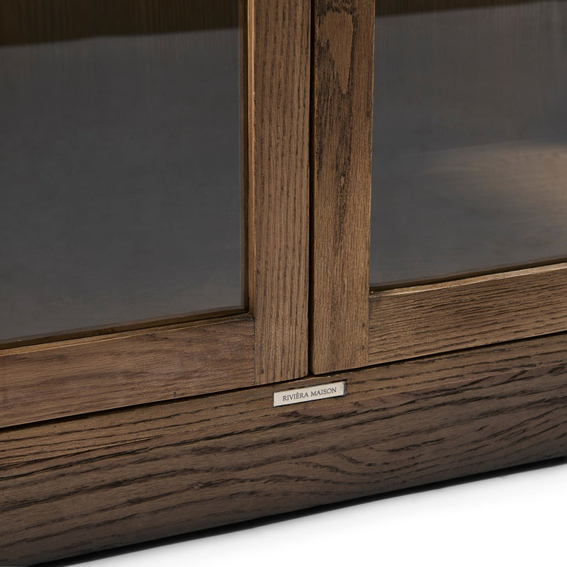 Rivièra Maison Vitrine Waldorf aus Eichenholz und Glas – Ansicht 4