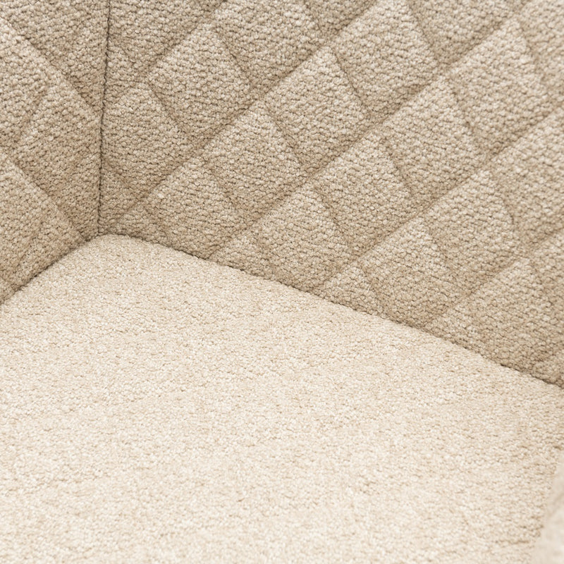 Esszimmerstuhl mit Armlehne Frisco Drive, natural grey