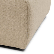 Rivièra Maison Hocker Lugano aus Bouclé, Natural Grey - Ansicht 3