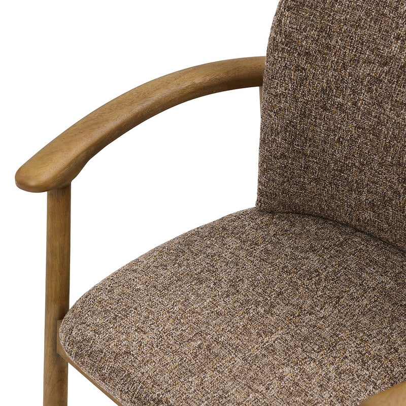 Rivièra Maison Armlehnstuhl La Cabane, Rich Tweed, Mochaccino Brown - Ansicht 4