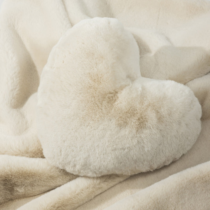 Herzkissen Heather Faux Fur
