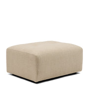 Rivièra Maison Hocker Lugano aus Bouclé, Natural Grey - Ansicht 2