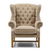 Rivièra Maison Franklin Park Ohrensessel, Natural Linen, Produktansicht – Ansicht 1