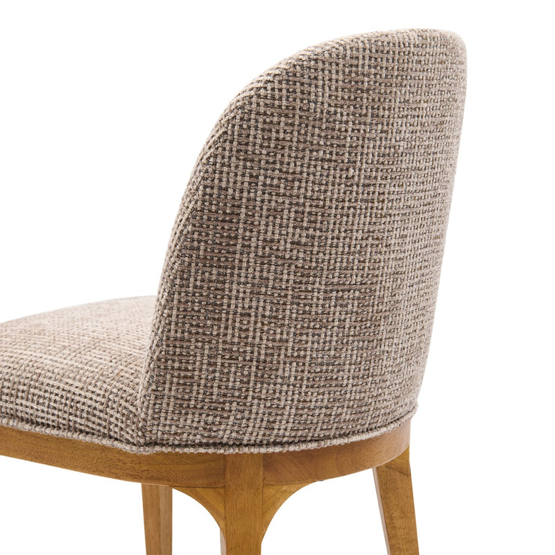 Rivièra Maison Esszimmerstuhl Rozzano, Tweed, Liver Grey – Ansicht 4