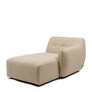 Rivièra Maison Chaiselongue Lugano rechts aus Bouclé, Natural Grey - Ansicht 3