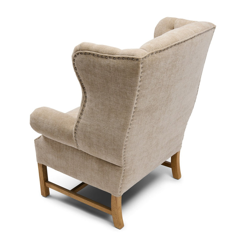 Rivièra Maison Franklin Park Ohrensessel, Natural Linen, Produktansicht – Ansicht 6