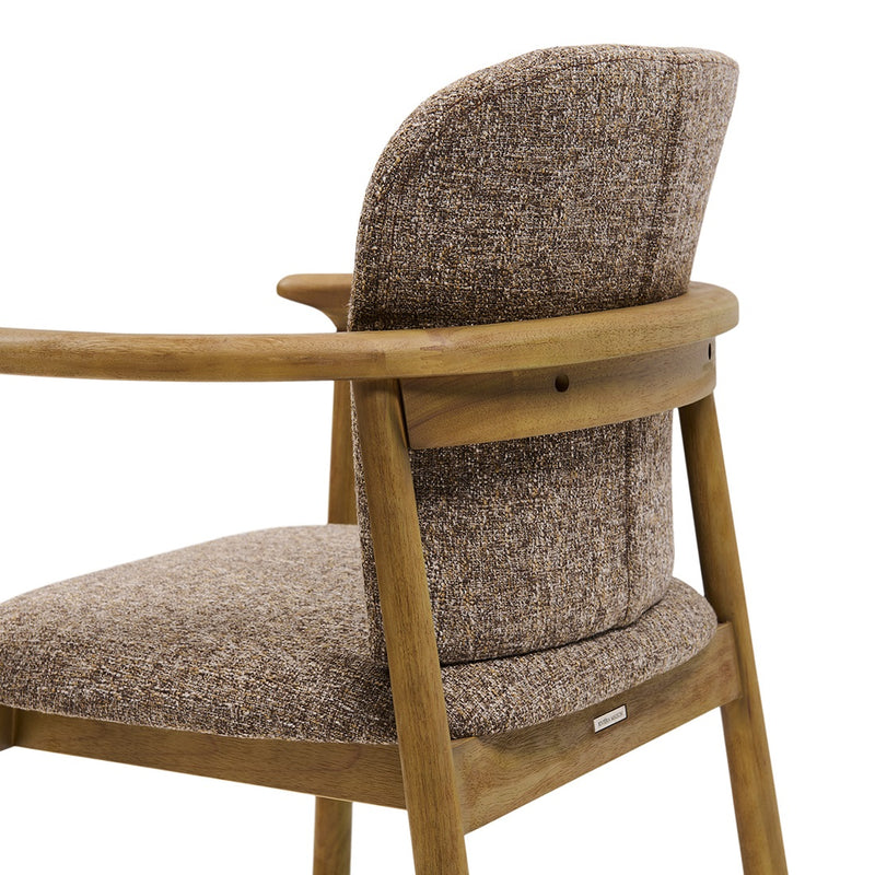 Rivièra Maison Armlehnstuhl La Cabane, Rich Tweed, Mochaccino Brown - Ansicht 6