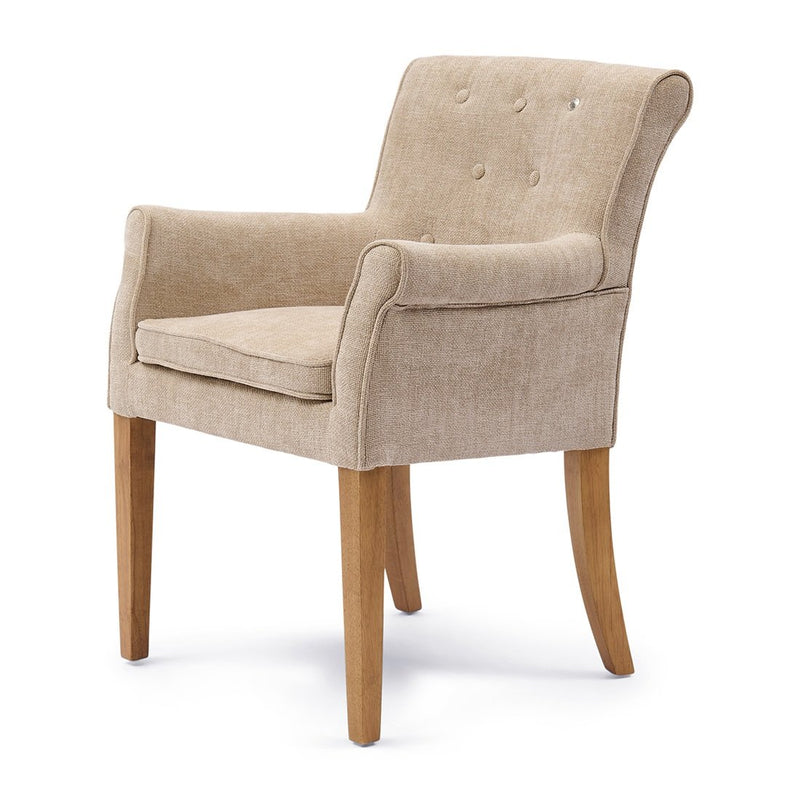 La Scala Dining Armchair, natural linen