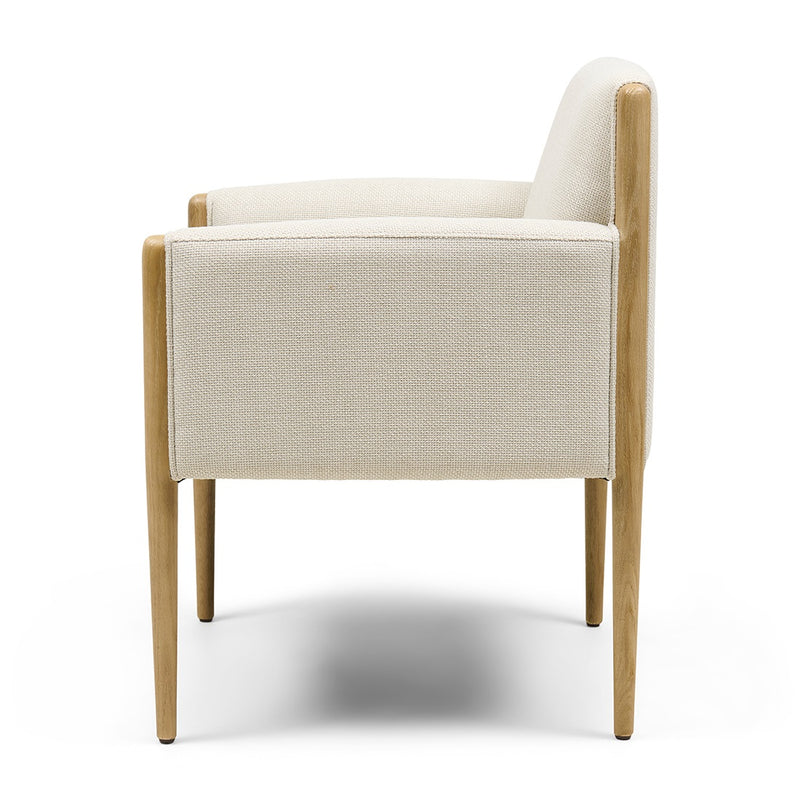 Rivièra Maison Armlehnstuhl Le Mans, Structured Weave, Classic Beige - Ansicht 3
