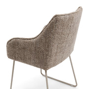 Rivièra Maison Armlehnstuhl High Line Park, Tweed, Liver Grey – Ansicht 3