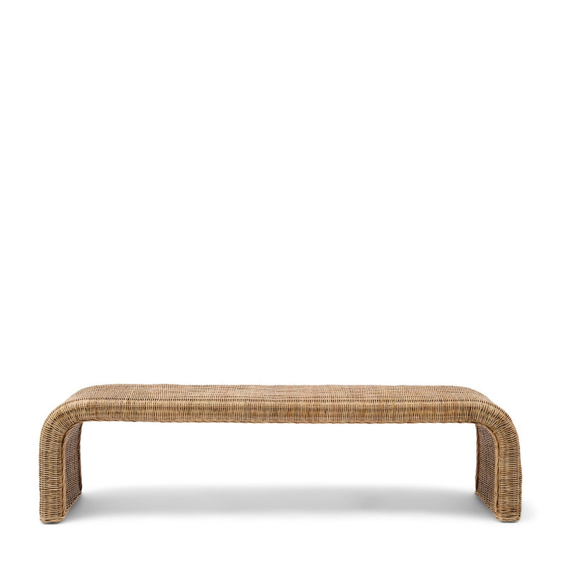 Sitzbank Santos aus Rattan