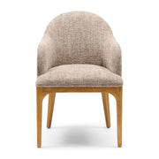 Rivièra Maison Armlehnstuhl Rozzano, Tweed, Liver Grey – Ansicht 1