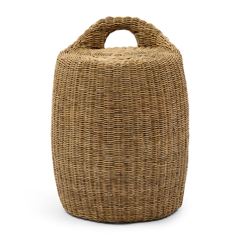 Hocker Alcudia aus Rattan