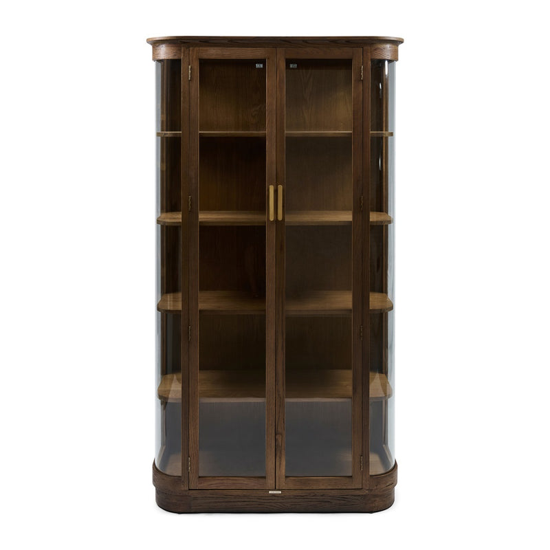 Rivièra Maison Vitrine Waldorf aus Eichenholz und Glas – Ansicht 1