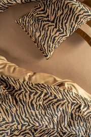 Essenza Baumwollsatin Bettwäsche Beline mit Tigerprint