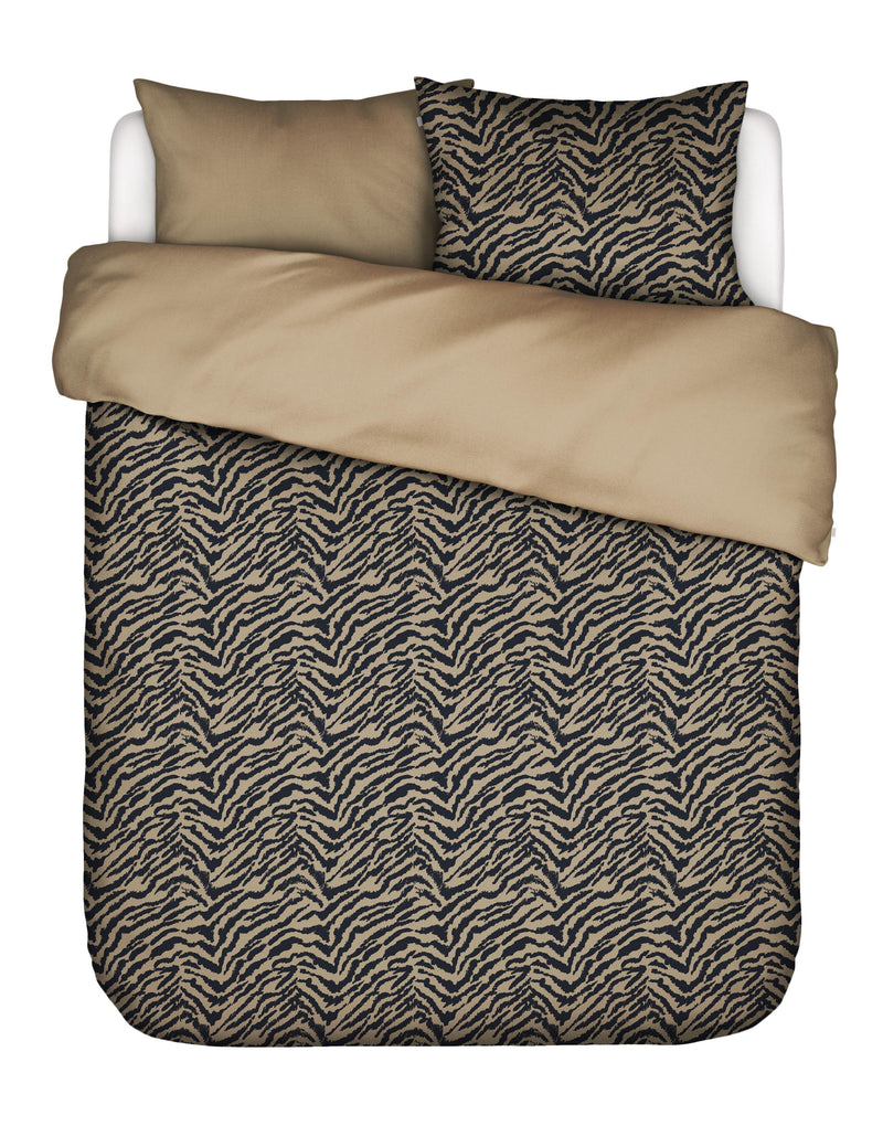 Essenza Baumwollsatin Bettwäsche Beline mit Tigerprint
