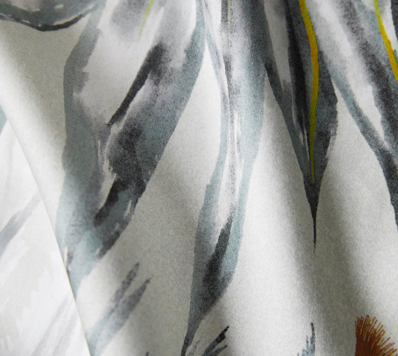 Bambus Satin Bettwäsche Monkeys mit Äffchen-Motiv – Grün