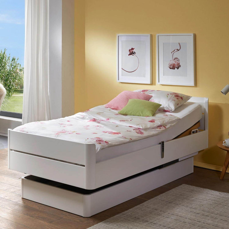 Bern Classic Komfortbett weiß lackiert mit Liftsystem