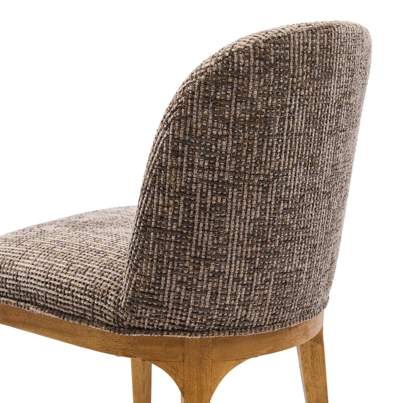 Rivièra Maison Esszimmerstuhl Rozzano, Tweed, Sepia Brown – Ansicht 4