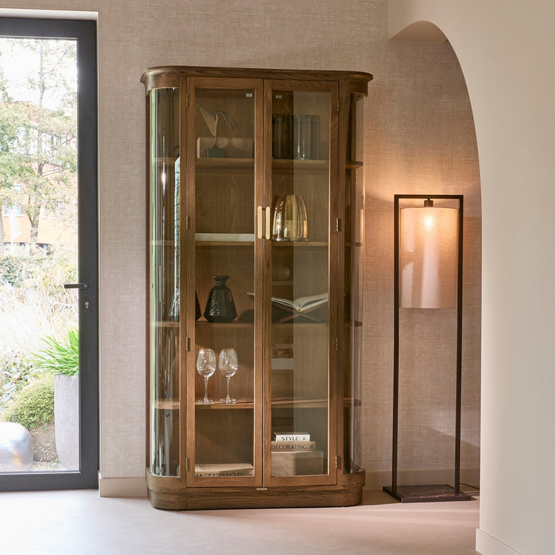 Rivièra Maison Vitrine Waldorf aus Eichenholz und Glas – Ansicht 2