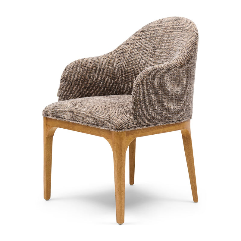 Rivièra Maison Armlehnstuhl Rozzano, Tweed, Sepia Brown – Ansicht 2