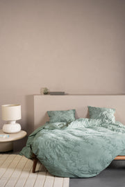 Essenza Jacquard Bettwäsche Claudine mit Blättermotiv