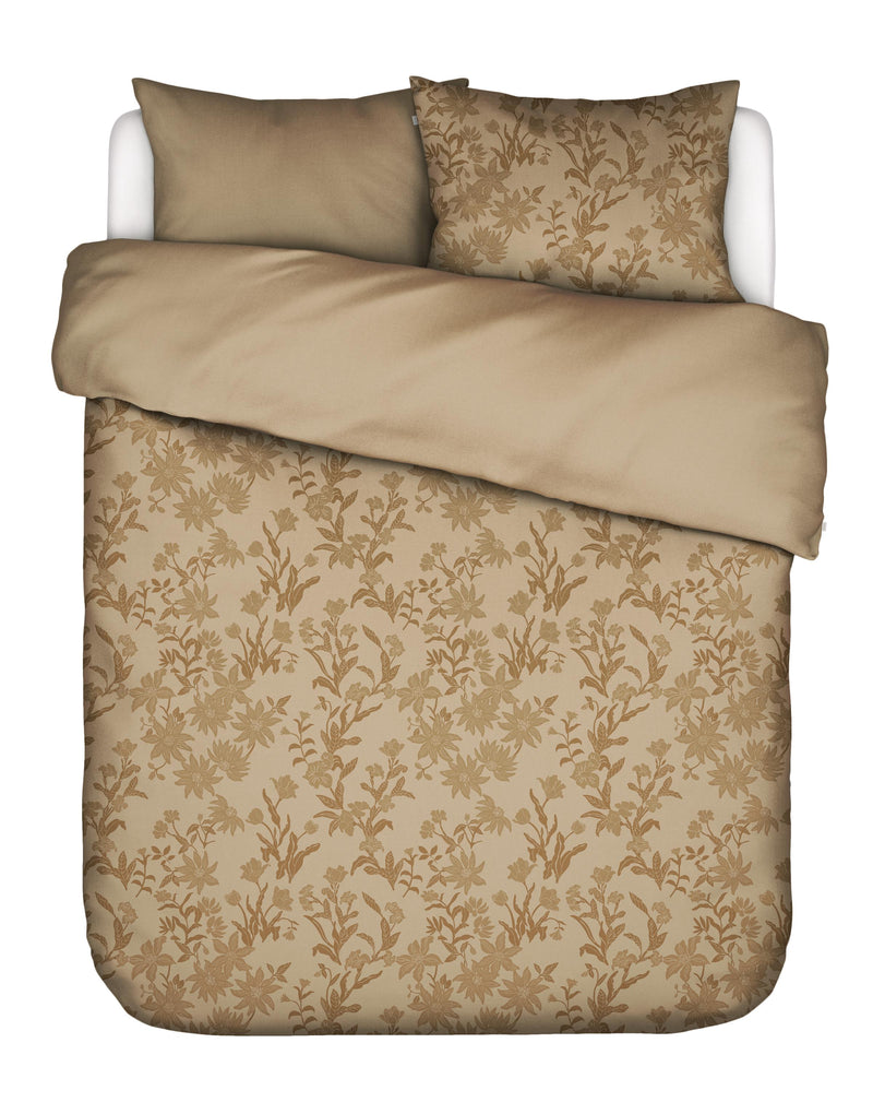 Essenza Jacquard Bettwäsche Claudine mit Blättermotiv