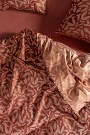 Essenza Twill Bettwäsche Clea mit Blätterprint