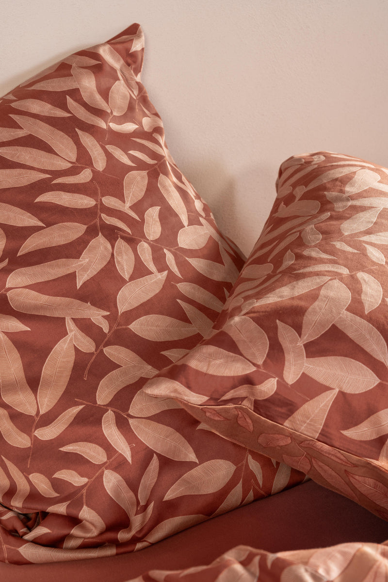 Essenza Twill Bettwäsche Clea mit Blätterprint