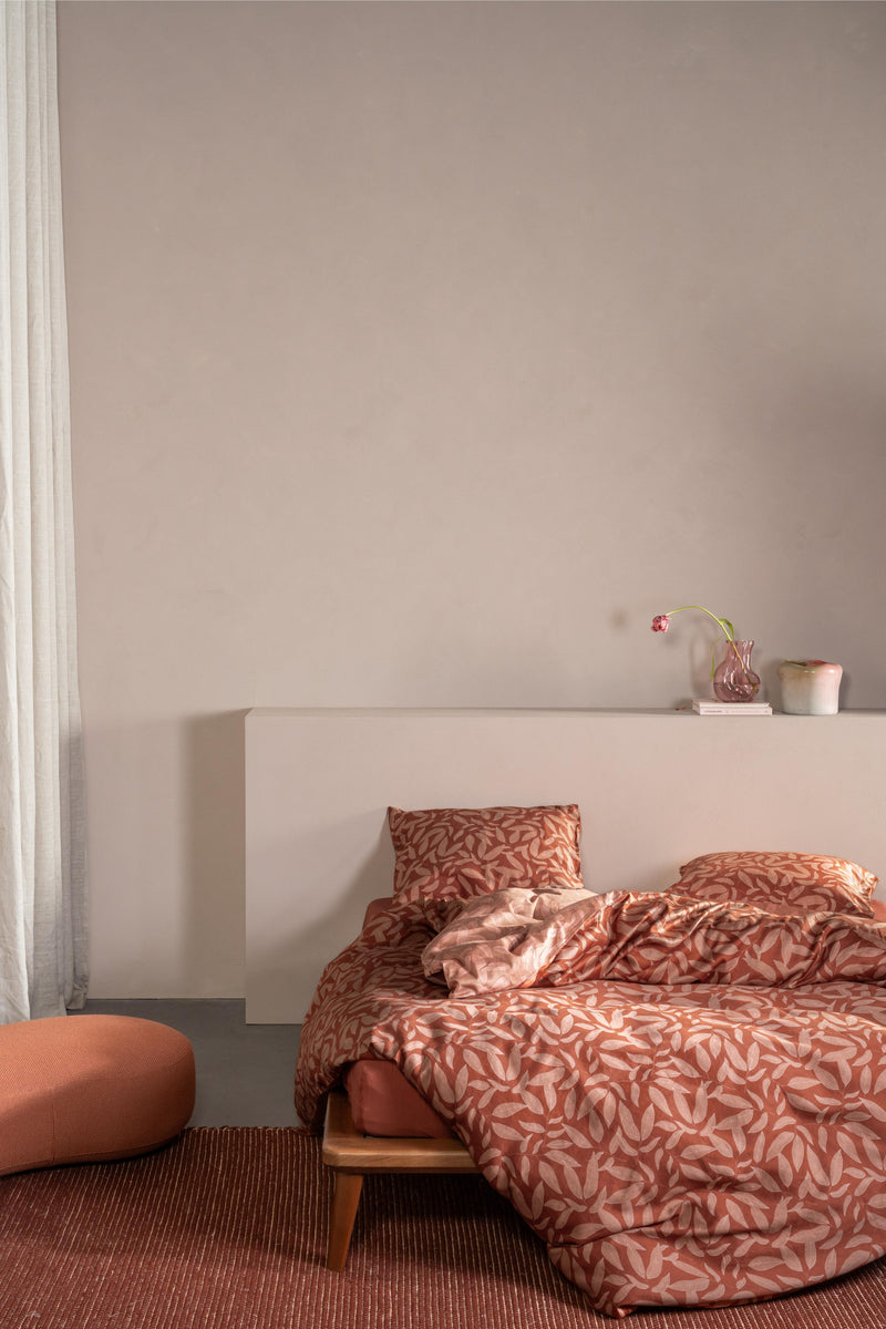 Essenza Twill Bettwäsche Clea mit Blätterprint