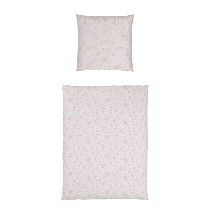 Satin-Bettwäsche Jacquard Fiori Pastello