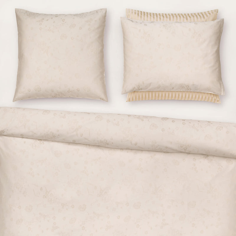 Satin-Bettwäsche Jacquard Fiori Pastello