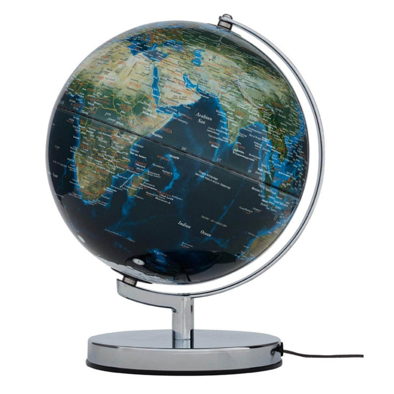 Tischglobus Terra Light, integrierte LED