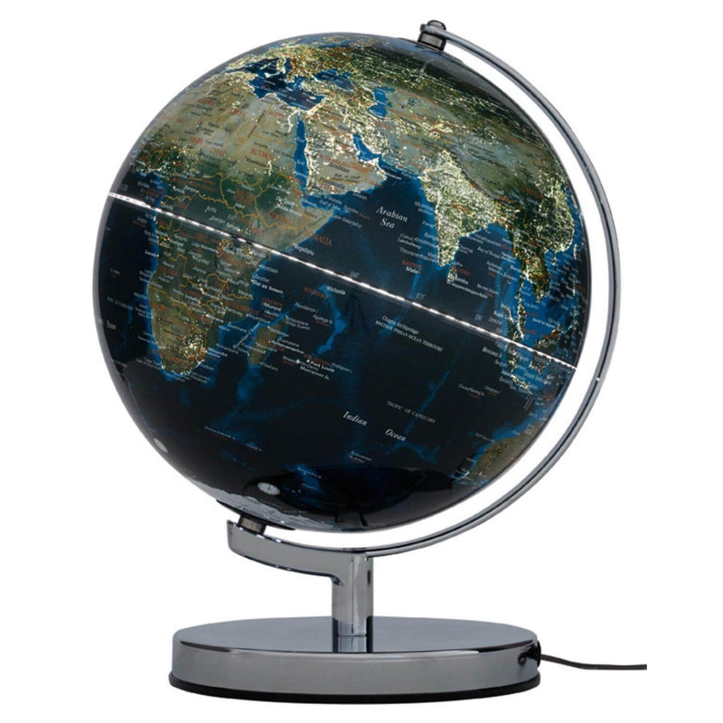 Tischglobus Terra Light, integrierte LED