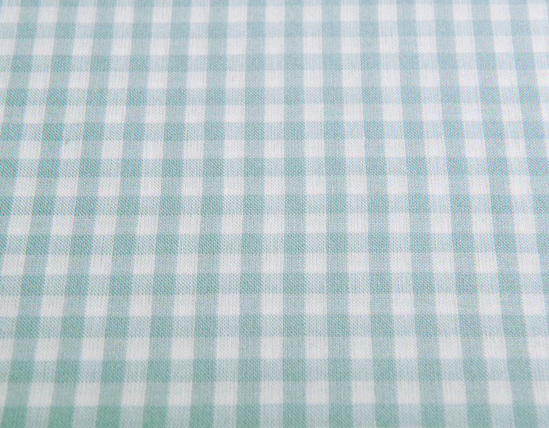 Bio Edel-Linon-Kinderbettwäsche Vichy Karo hellblau